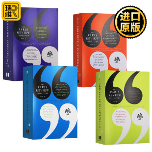 4辑套装 Review 巴黎评论作家访谈1 Gourevitch The Philip 英文原版 进口英语书籍 Paris 全英文版 Interviews