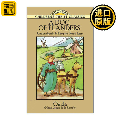 英文原版 A Dog of Flanders 佛兰德斯的狗 未删节完整版 通俗易懂版 奥维达 英文版 进口英语原版书籍