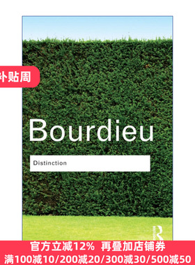 正版 Distinction 英文原版 进口英语书籍