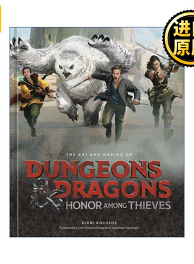 英文原版 The Art of Making Dungeons and Dragons Honour Amongst Thieves 龙与地下城 侠盗荣耀 电影艺术设定集 精装进口书籍