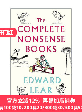 英文原版 The Complete Nonsense Books 爱德华·李尔 谐趣诗全集 精装插画版 英文版 进口英语原版书籍