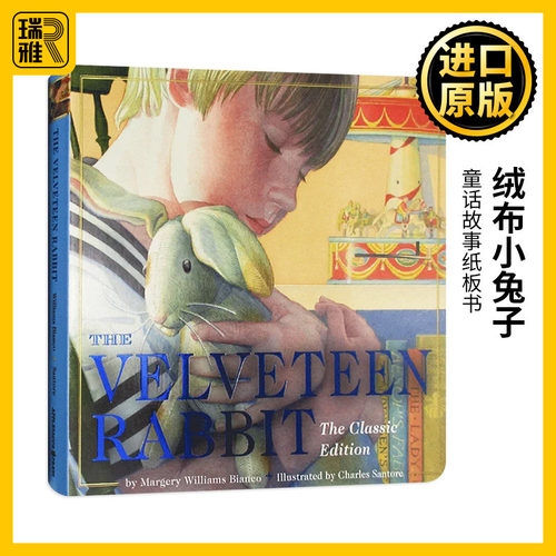 绒布小兔子英文原版童话