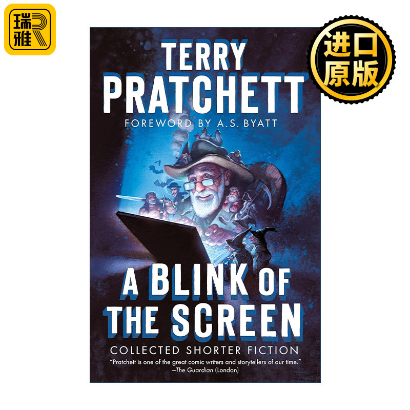 A Blink of the Screen屏幕一闪短篇奇幻小说集碟形世界作者Terry Pratchett-封面