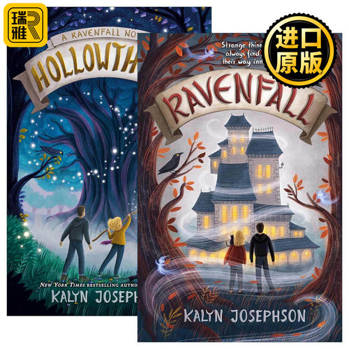 英文原版 Ravenfall 乌鸦瀑布系列2册 儿童奇幻小说 Kalyn Josephson 英文版 进口英语原版书籍
