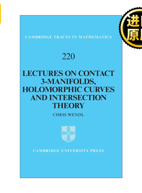 英文原版 Lectures on Contact 3-Manifolds  Holomorphic Curves and Intersection Theory 接触三维流形、全纯曲线与相交理论