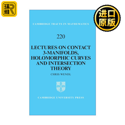 英文原版 Lectures on Contact 3-Manifolds  Holomorphic Curves and Intersection Theory 接触三维流形、全纯曲线与相交理论