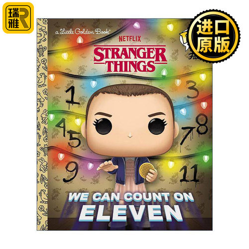 英文原版 Stranger Things We Can Count on Eleven Funko Pop Little Golden Book 怪奇物语 我们可以数到11 兰登书屋精装小金书