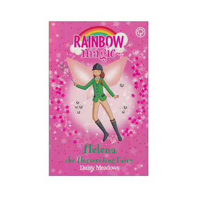 英文原版 Rainbow Magic Helena The Horseriding Fairy 彩虹魔法仙子之运动仙女 骑马仙女 儿童奇幻章节桥梁书 进口英语原版书籍