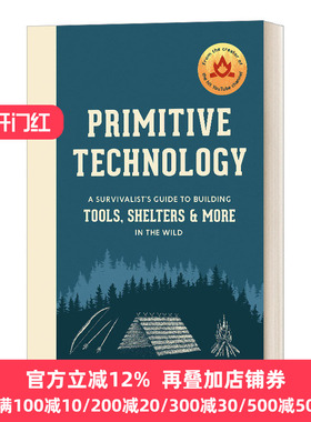 原始的技术 英文原版 Primitive Technology A survivalist's guide to building tools shelters and more in the wild 英语书籍