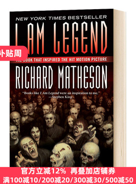 I Am Legend 我是传奇 英文原版 威尔·史密斯电影原著 吸血鬼小说 英文版 Richard Matheson 进口英语书籍