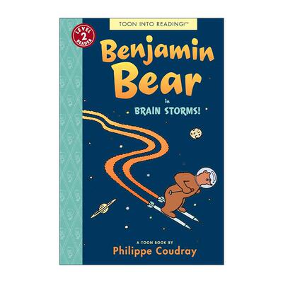 英文原版 Benjamin Bear in Brain Storms TOON Level 2 班杰明熊系列 头脑风暴 儿童全彩漫画绘本 英文版 进口英语原版书籍