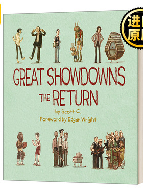 Great Showdowns: the Return Scott Campbell的异想电影插画：归来 英文原版