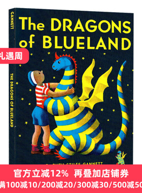 我爸爸的小飞龙3 英文原版 The Dragons of Blueland 纽伯瑞奖作者 儿童桥梁章节小说 中小学英语课外阅读书 全英文版进口英语书籍