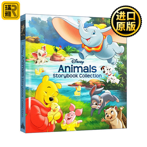 Disney Animals Storybook Collection 迪士尼18个动物故事合辑 精装 睡前晚安读物童话故事