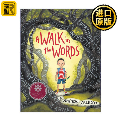 A Walk in the Words 漫步言语中 找寻自我的方式 儿童精装绘本 Hudson Talbott