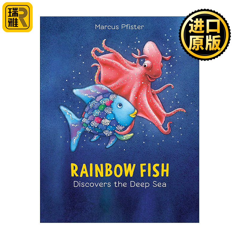 英文原版 Rainbow Fish Discovers the Deep Sea 彩虹鱼的深海大冒险 儿童图画故事书 英文版 进口英语原版书籍