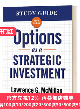作为战略投资的期权研究指南 第五版 英文原版 Study Guide for Options as a Strategic Investment 5th Edition 进口英语书籍