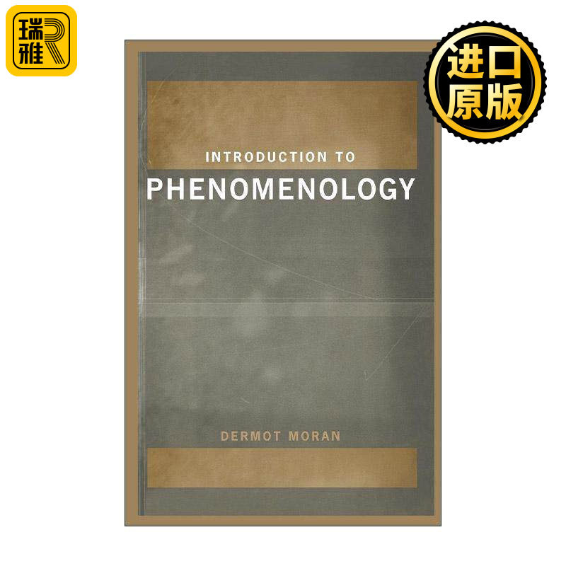英文原版 Introduction to Phenomenology 现象学导论 英文版 进口英语原版书籍