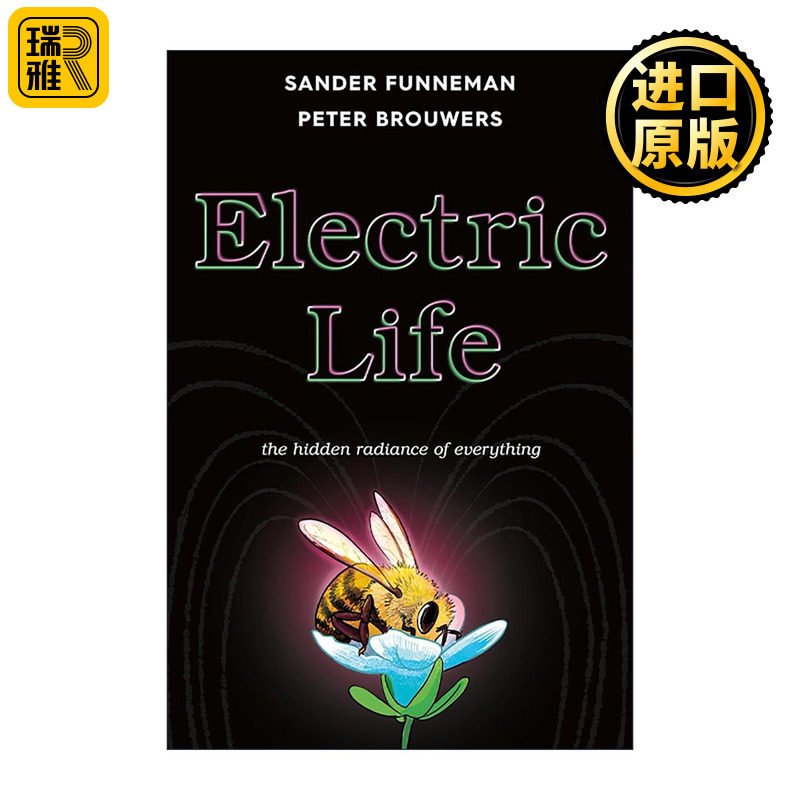 英文原版 Electric Life 电驱万物 自然与生命中的隐秘电磁之光 精装 科普漫画 英文版 进口英语原版书籍