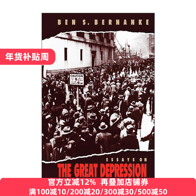 英文原版 Essays on the Great Depression 伯南克论大萧条 诺贝尔经济学奖得主 前美联储主席 英文版 进口英语原版书籍