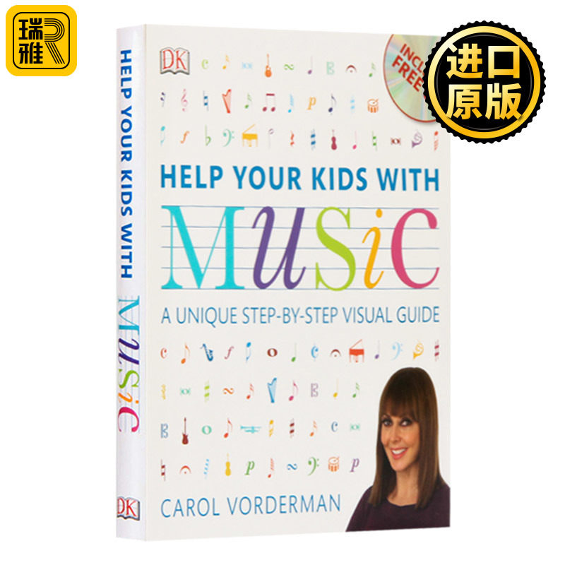 DK帮助你的孩子学习音乐 英文原版 Help Your Kids with Music 家庭教育系列 Carol Vorderman 英文版进口原版英语书籍