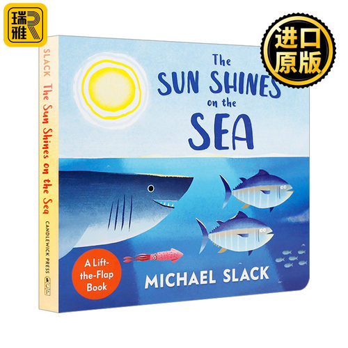 The Sun Shines on the Sea 阳光照耀着大海 35岁低幼儿童启蒙认知绘本 纸板书 英文原版
