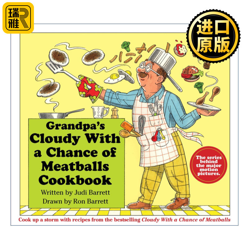 grandpas cloudy with a chance of meatballs cookbook 英文原版