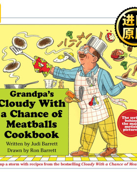 英文原版 Grandpa's Cloudy With a Chance of Meatballs Cookbook