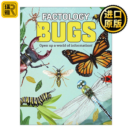 英文原版 Factology Bugs 昆虫 事实学系列 精装儿童历史科普读物 英文版 进口英语原版书籍