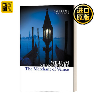 莎士比亚 进口英书籍 The 仲夏夜之梦罗密欧与朱丽叶哈姆雷特李尔王作者 系列 柯林斯经典 Venice Merchant 英文原版 威尼斯商人