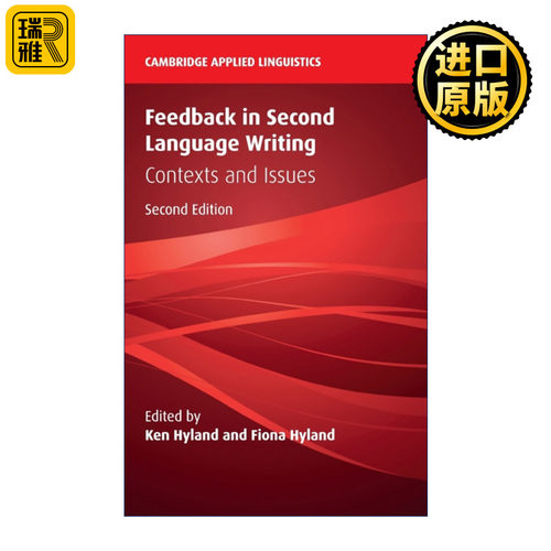 Feedback in Second Language Writing 第二语言写作反馈 剑桥应用语言学系列 精装