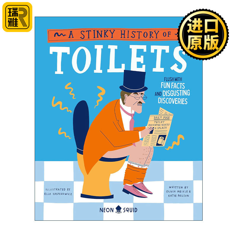 英文原版 A Stinky History of Toilets 古怪历史 关于马桶的臭臭历史 精装 英文版 进口英语原版书籍