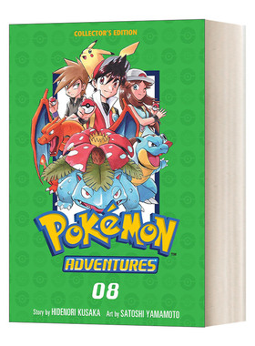 神奇宝贝 皮卡丘大冒险8 漫画 英文原版 Pokemon Adventures Collector's Edition宠物小精灵宝可梦 口袋妖怪 Pikachu进口英语书籍