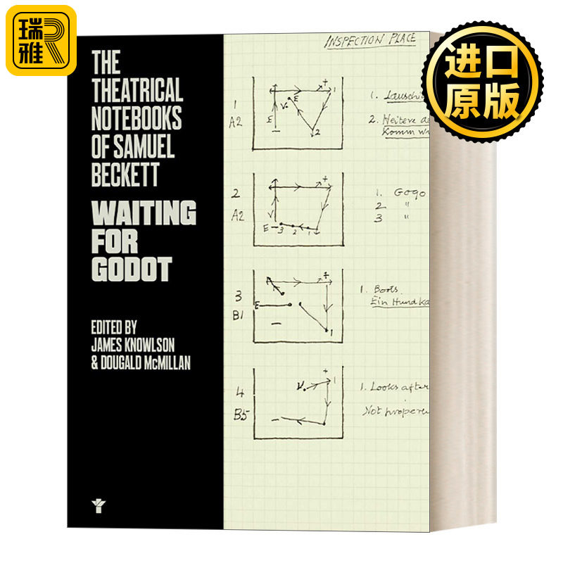 英文原版 The Theatrical Notebooks of Samuel Beckett Waiting for Godot 塞缪尔·贝克特戏剧笔记 等待戈多 英文版 进口英语书