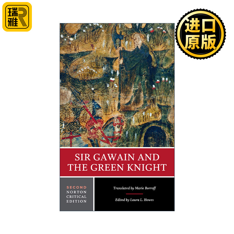 英文原版 Sir Gawain and the Green Knight高文爵士与绿衣骑士第二版 Marie Borroff诺顿文学解读系列Norton Critical Edition