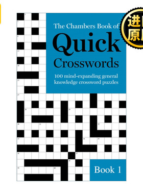 The Chambers Book of Quick Crosswords, Book 1 钱伯斯快速填字游戏1