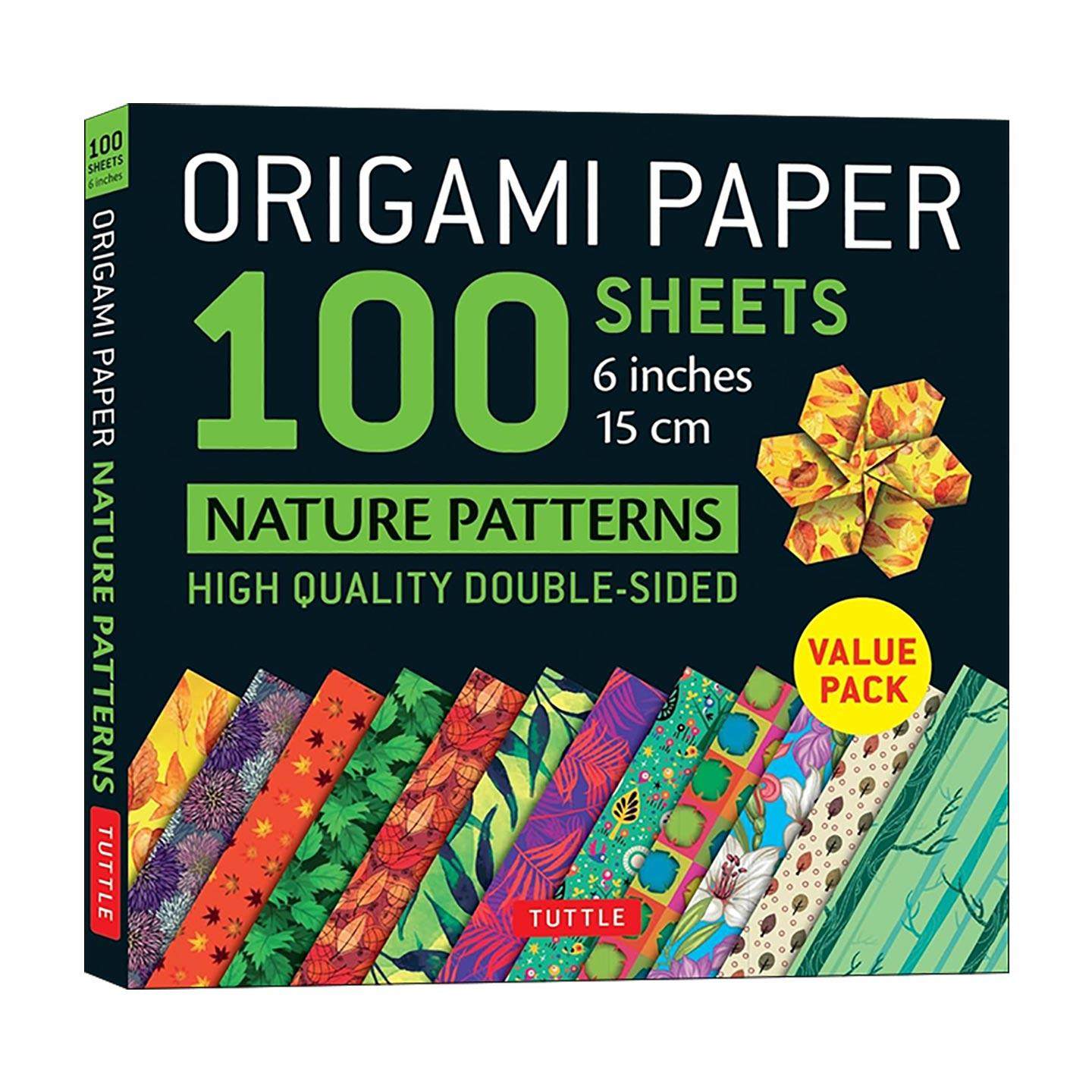 英文原版 Origami Paper 100 sheets Nature Patterns 6