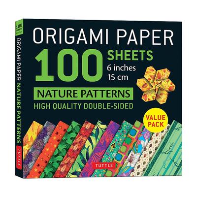 英文原版 Origami Paper 100 sheets Nature Patterns 6