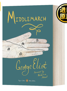 米德尔马契 企鹅经典豪华毛边版 刺绣封面版 英文原版 Middlemarch Classics Deluxe 乔治爱略特 手绣 George Eliot 进口英语书籍