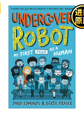 英文原版 Undercover Robot My First Year as a Human 卧底机器人 幽默故事儿童文学 英文版 进口英语原版书籍