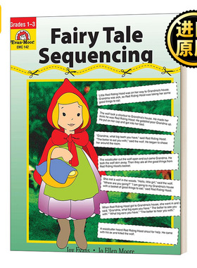 Fairy Tale Sequencing Grade 13 童话故事编排手工练习册 一至三年级 英文原版