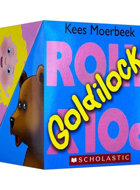 英文原版 Roly Poly Pop-Up Goldilocks 神奇方块翻转书之金发姑娘 英文版 进口英语原版书籍