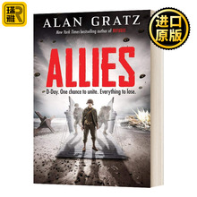 英文原版小说 Allies 盟国 二战小说 诺曼底登陆开辟了欧洲第二战场 全英文版英 Alan Gratz  英文版 进口英语原版书籍