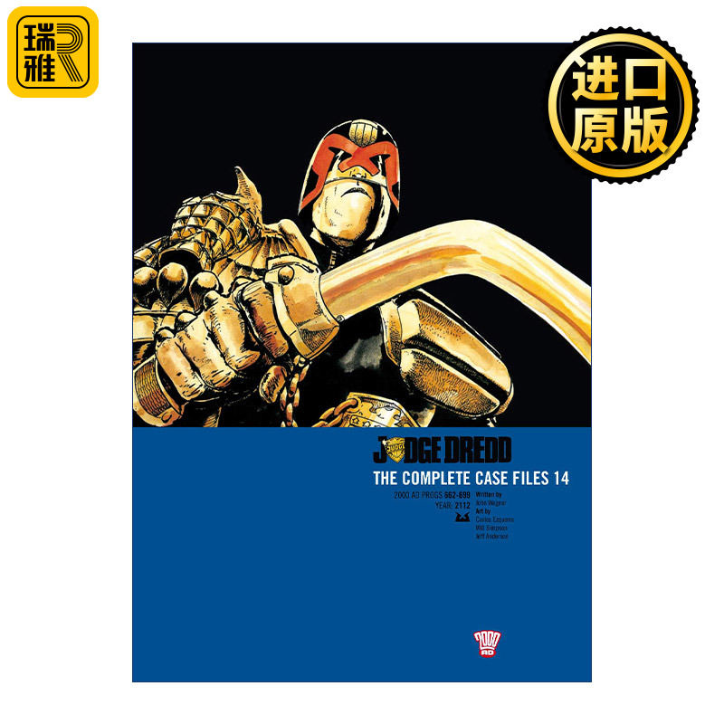 Judge Dredd Case File 14 特警判官 漫画合集14 书籍/杂志/报纸 漫画类原版书 原图主图