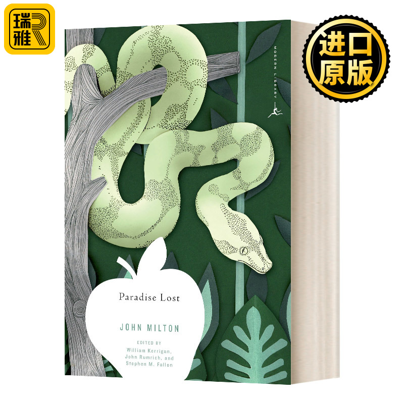 失乐园 英文原版 Paradise Lost 约翰弥尔顿 John Milton 英文版 Modern Library Classics 进口英语原版书籍