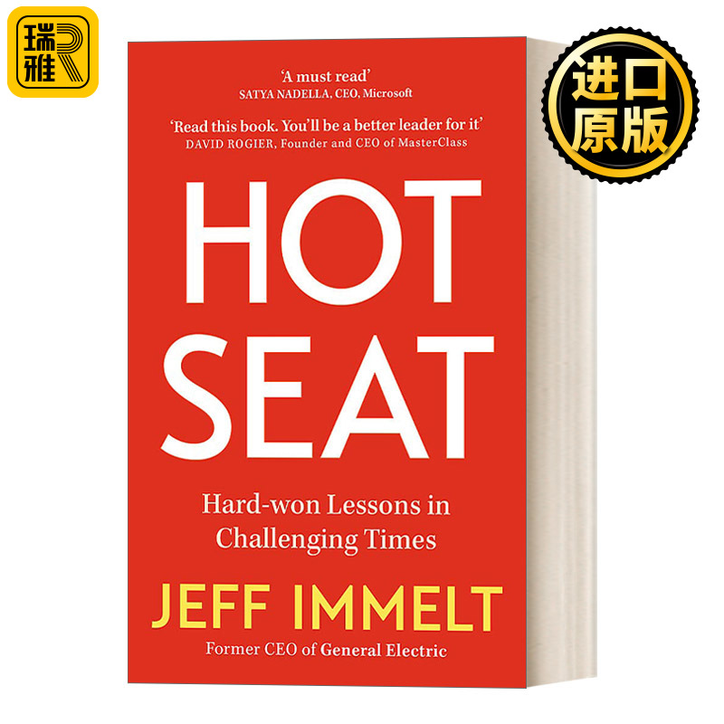 英文原版 Hot Seat热门话题美国通用电气的前首席执行官英文版 Jeff Immelt进口英语原版书籍