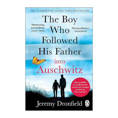 英文原版 The Boy Who Followed His Father into Auschwitz 跟随父亲去奥斯维辛的男孩 Jeremy Dronfield国际畅销小说 二战历史