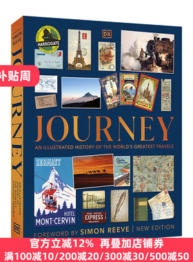 英文原版 Journey DK百科 旅程 世界上伟大旅行的图解历史 精装 英文版 Simon Reeve 进口英语原版书籍