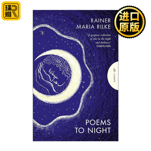 英文原版 Poems to Night 夜晚诗歌集 莱内·马利亚·里尔克 Pushkin收藏系列 英文版 进口英语原版书籍