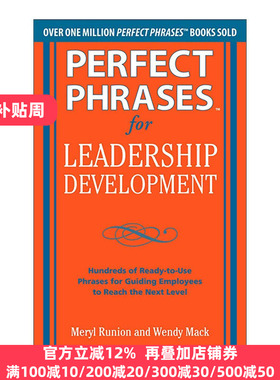 英文原版 Perfect Phrases For Leadership Developme 领导力发展的完美用语 英文版 进口英语原版书籍
